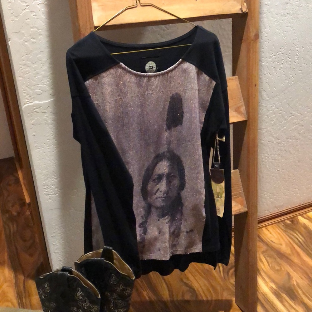 Double D Ranch sequin top